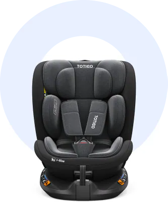 Kompozycja fotelika Travi i logo TOTICO